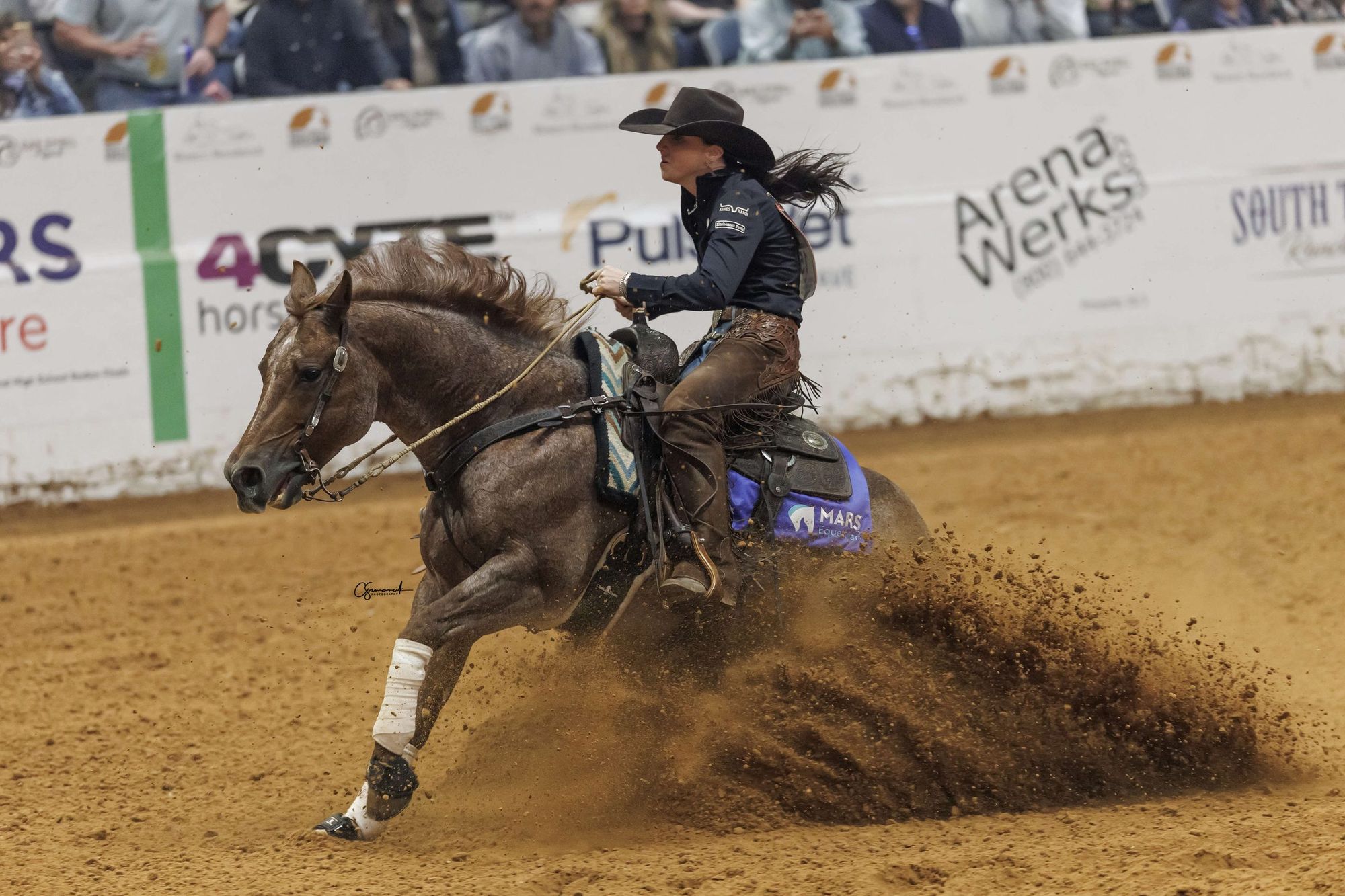 Erin Taormino and Hazardouz Material at the World's Greatest Horseman